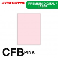 One Carton: 8.5" x 11" Pink CFB Singles Nekoosa Digital High Speed for Digital Dry Toner/Laser #17104 5000 Sheets per Carton