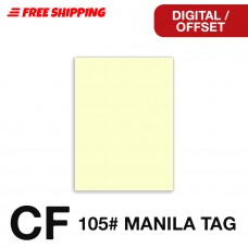 One Carton: 8.5" x 11" Manila CF Singles - Tag Nekoosa Universal for Digital Dry Toner, Laser, and Offset Printing # 50241 2500 Sheets per Carton