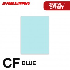 One Carton: 8.5" x 11" Blue CF Singles Nekoosa Universal for Digital Dry Toner, Laser, and Offset Printing # 50252 5000 Sheets per Carton