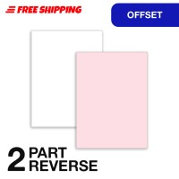 One Carton: 8.5" x 11" 2 Part Reverse Pre-Collated Nekoosa U-20 for Offset Printing #92361 5000 Sheets per Carton