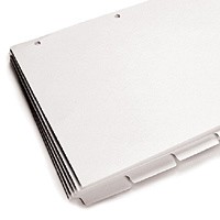 1 Case: 1250 Tabs/Case Copier Tabs 1/5 CUT, POS. #3 TAB3 Index Tabs ...